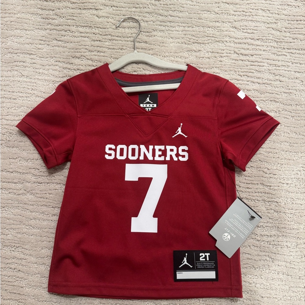 OU Sooners 2T Red Athletic Jersey